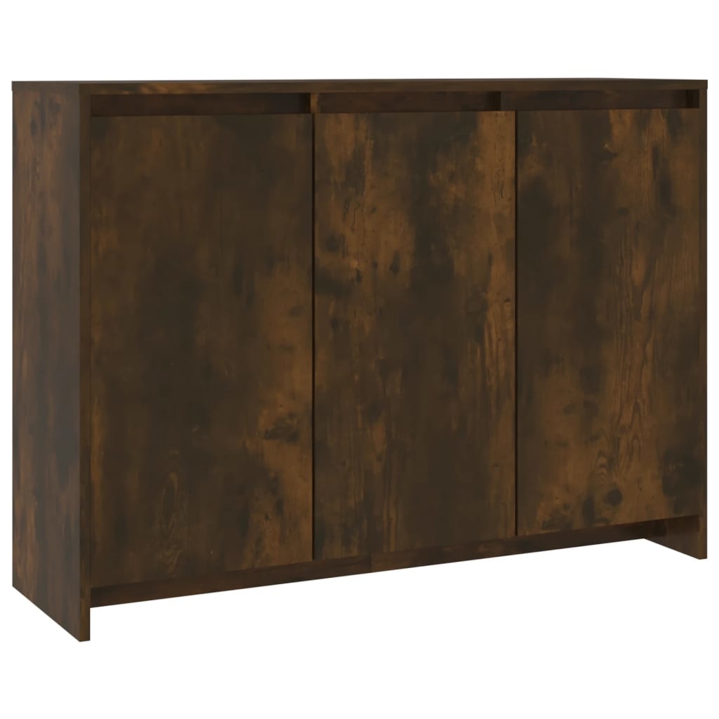 VidaXL Dressoir 102x33x75 cm spaanplaat gerookt eikenkleurig