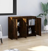 VidaXL Dressoir 102x33x75 cm spaanplaat gerookt eikenkleurig