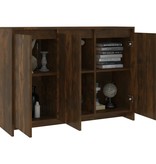 VidaXL Dressoir 102x33x75 cm spaanplaat gerookt eikenkleurig