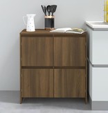 VidaXL Dressoir 70x41x75 cm spaanplaat bruineikenkleurig