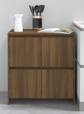 VidaXL Dressoir 70x41x75 cm spaanplaat bruineikenkleurig