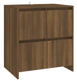 VidaXL Dressoir 70x41x75 cm spaanplaat bruineikenkleurig