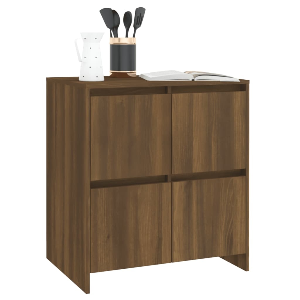 VidaXL Dressoir 70x41x75 cm spaanplaat bruineikenkleurig