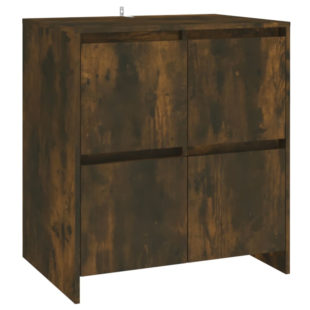 VidaXL Dressoir 70x41x75 cm spaanplaat gerookt eikenkleurig