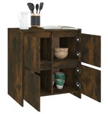 VidaXL Dressoir 70x41x75 cm spaanplaat gerookt eikenkleurig