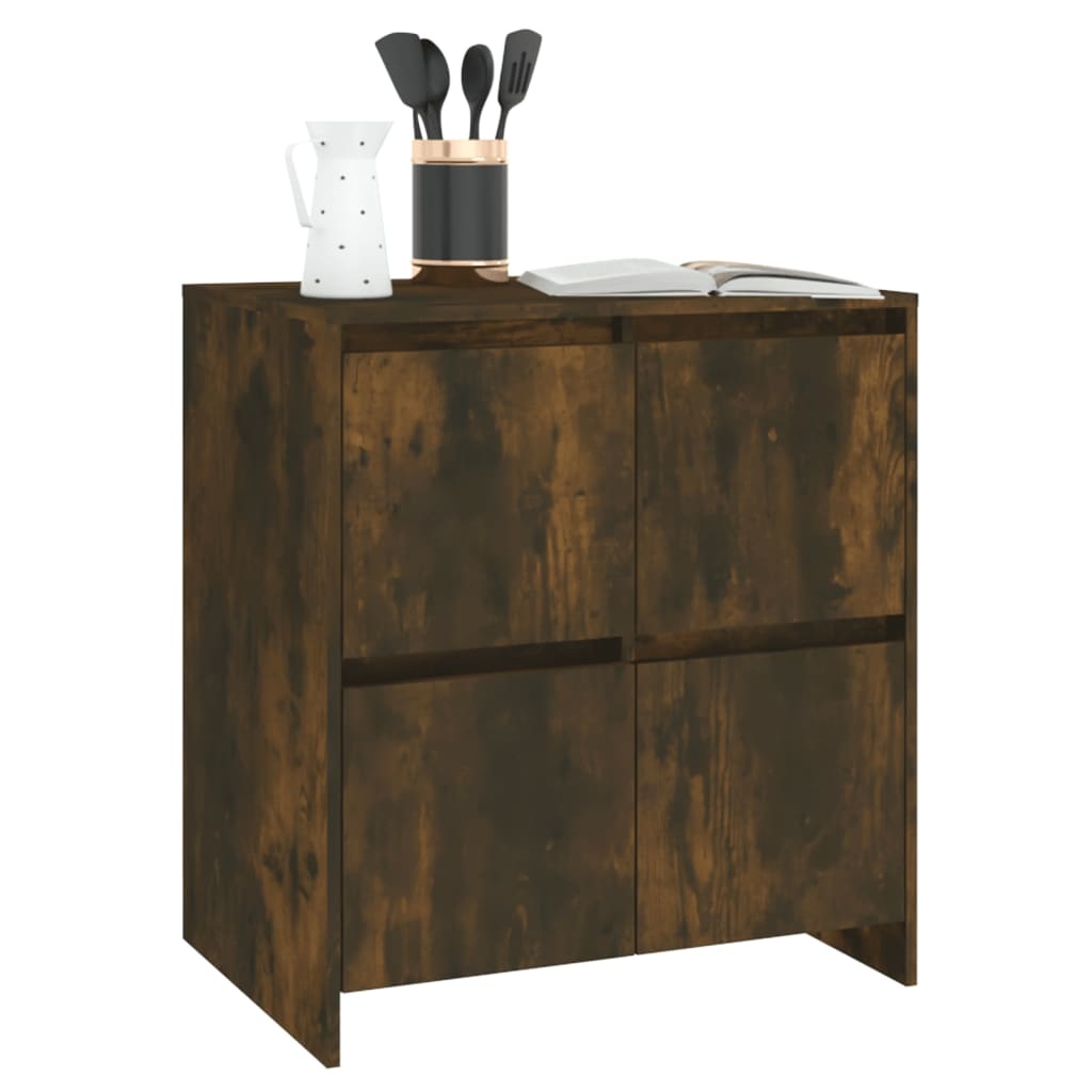 VidaXL Dressoir 70x41x75 cm spaanplaat gerookt eikenkleurig