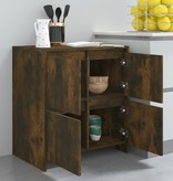 VidaXL Dressoir 70x41x75 cm spaanplaat gerookt eikenkleurig