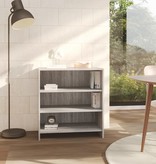 VidaXL Dressoir 70x40,5x75 cm spaanplaat grijs sonoma eikenkleurig