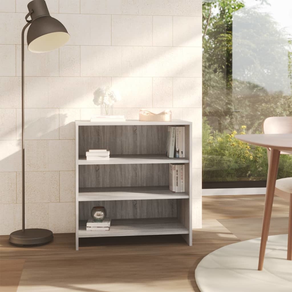 VidaXL Dressoir 70x40,5x75 cm spaanplaat grijs sonoma eikenkleurig