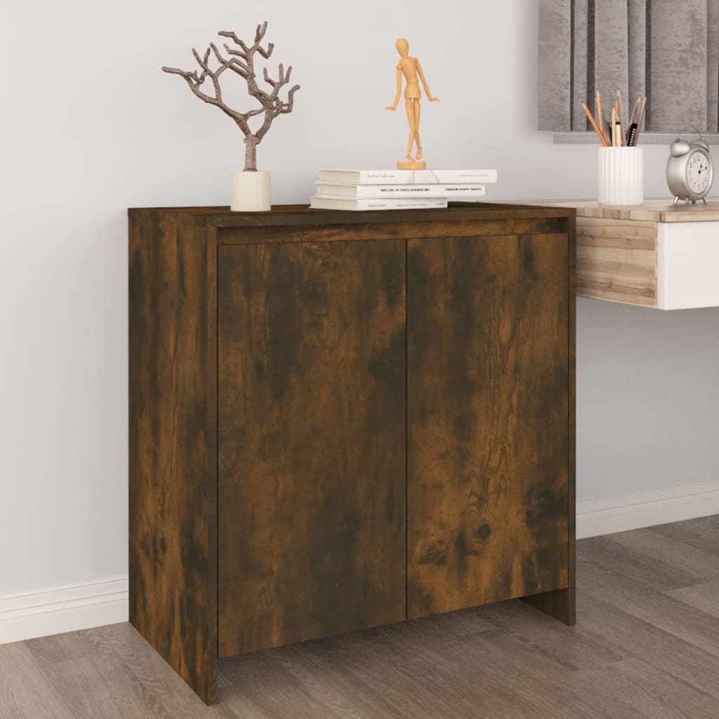 VidaXL Dressoir 70x40x73,5 cm spaanplaat gerookt eikenkleurig