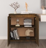 VidaXL Dressoir 70x40x73,5 cm spaanplaat gerookt eikenkleurig