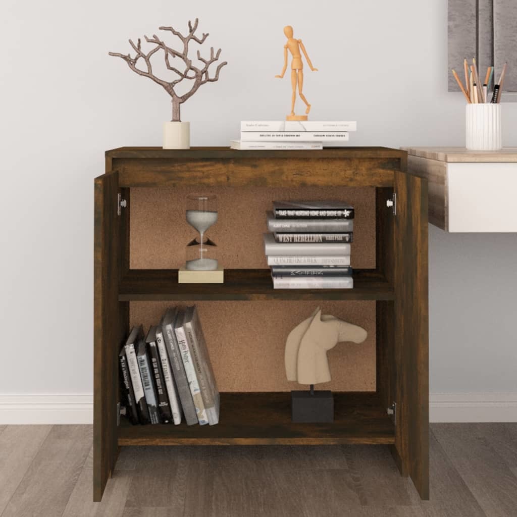 VidaXL Dressoir 70x40x73,5 cm spaanplaat gerookt eikenkleurig