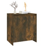 VidaXL Dressoir 70x40x73,5 cm spaanplaat gerookt eikenkleurig