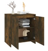 VidaXL Dressoir 70x40x73,5 cm spaanplaat gerookt eikenkleurig