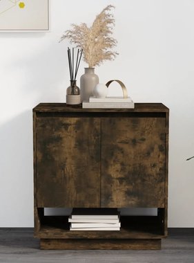 VidaXL Dressoir 70x41x75 cm spaanplaat gerookt eikenkleurig