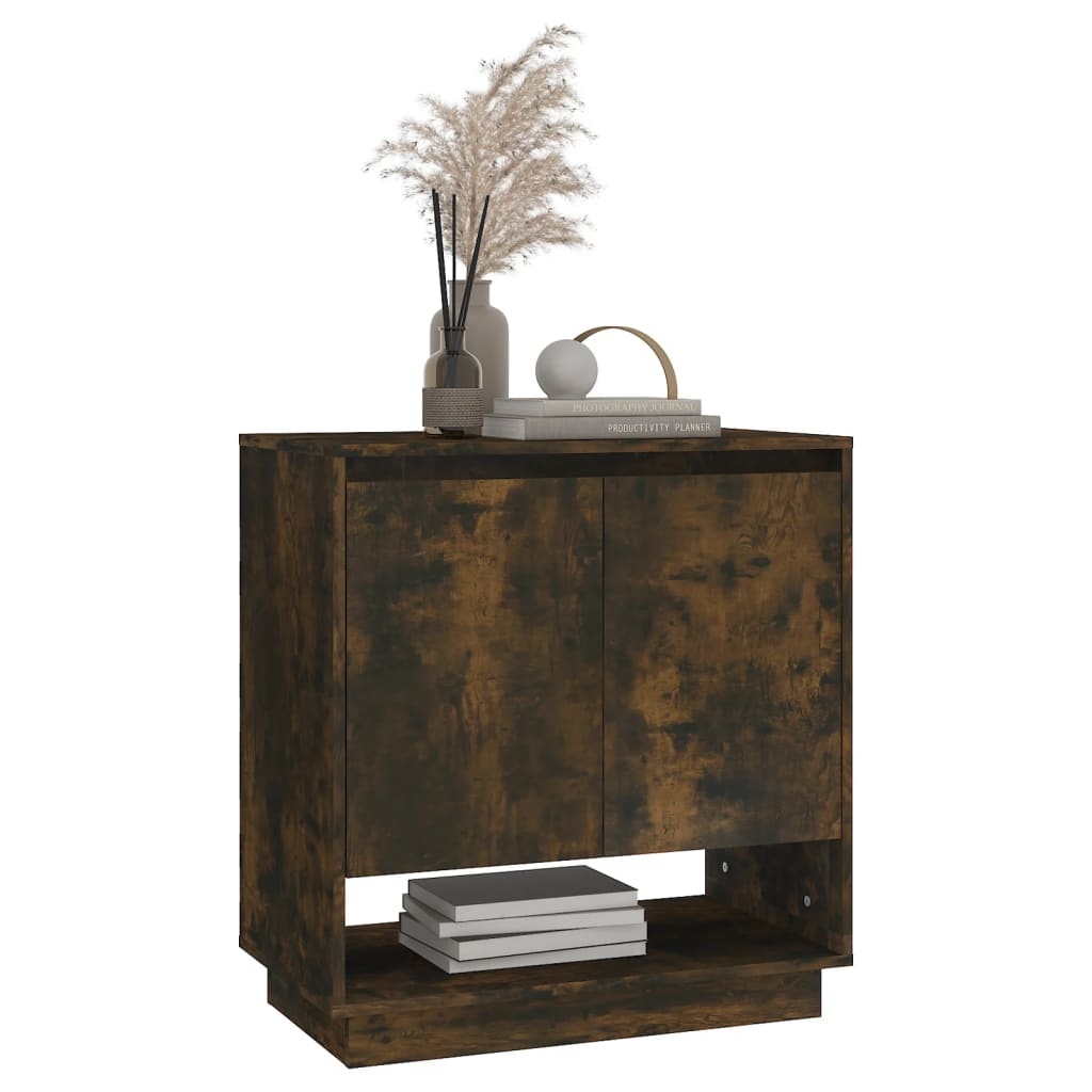 VidaXL Dressoir 70x41x75 cm spaanplaat gerookt eikenkleurig