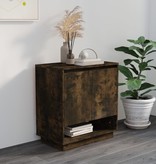 VidaXL Dressoir 70x41x75 cm spaanplaat gerookt eikenkleurig