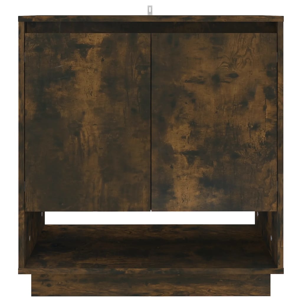 VidaXL Dressoir 70x41x75 cm spaanplaat gerookt eikenkleurig