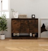 VidaXL Dressoir 97x31x75 cm spaanplaat gerookt eikenkleurig