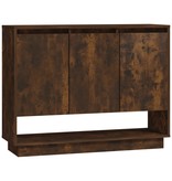 VidaXL Dressoir 97x31x75 cm spaanplaat gerookt eikenkleurig