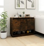 VidaXL Dressoir 97x31x75 cm spaanplaat gerookt eikenkleurig