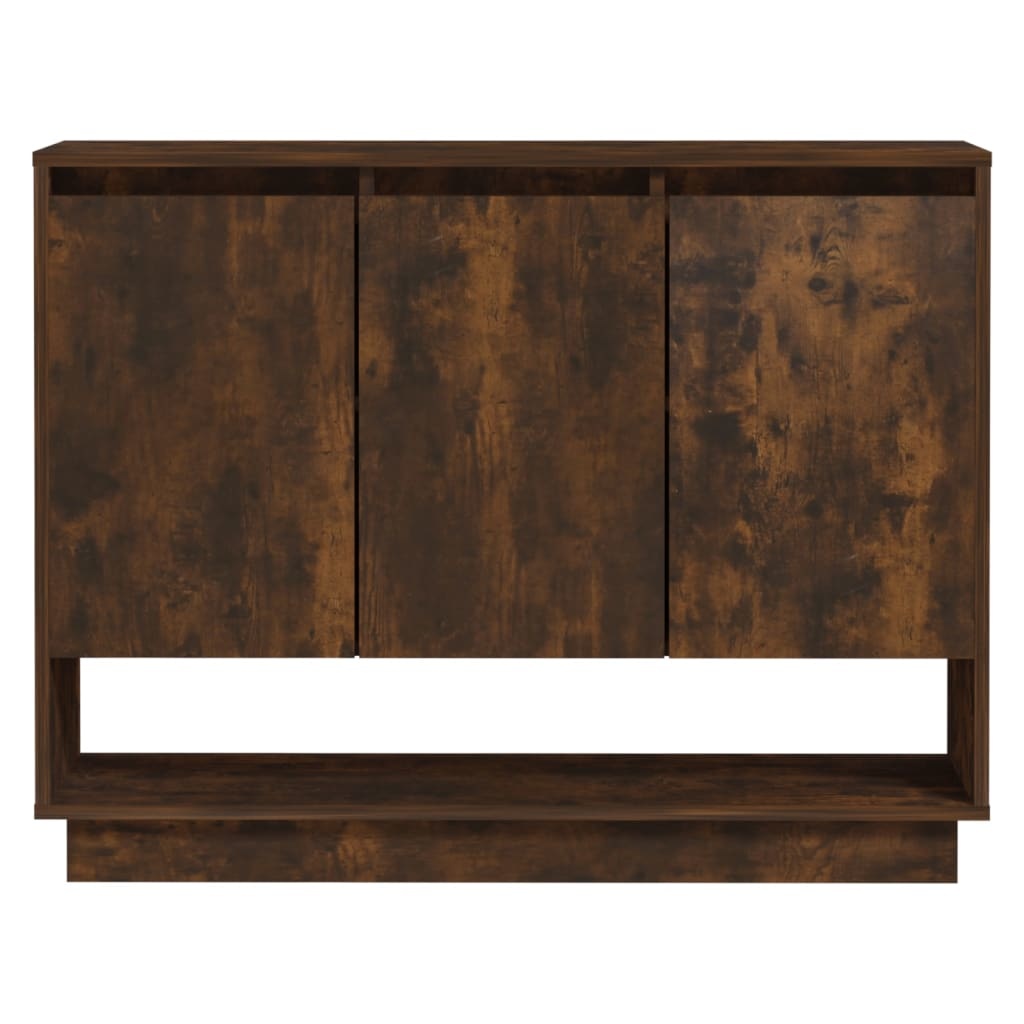 VidaXL Dressoir 97x31x75 cm spaanplaat gerookt eikenkleurig