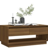 VidaXL Salontafel 102,5x55x44 cm spaanplaat bruin eikenkleurig