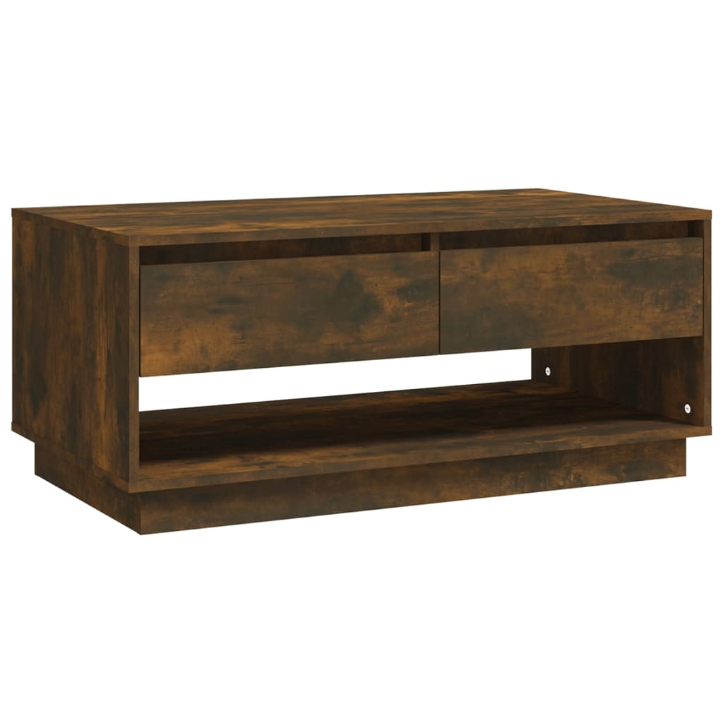 VidaXL Salontafel 102,5x55x44 cm spaanplaat gerookt eikenkleurig