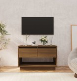 VidaXL Tv-meubel 70x41x44 cm spaanplaat bruineikenkleurig