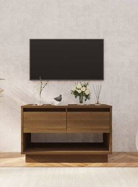 VidaXL Tv-meubel 70x41x44 cm spaanplaat bruineikenkleurig