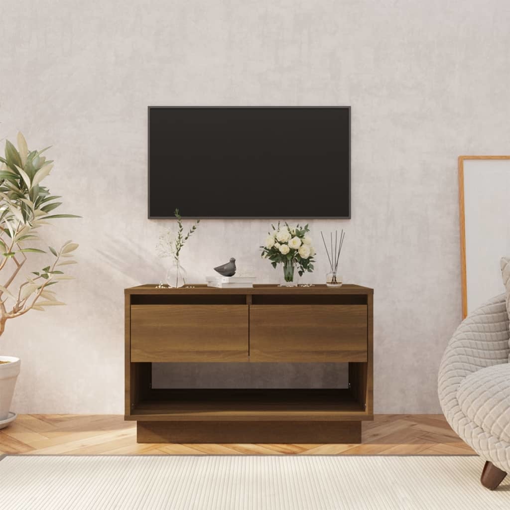 VidaXL Tv-meubel 70x41x44 cm spaanplaat bruineikenkleurig