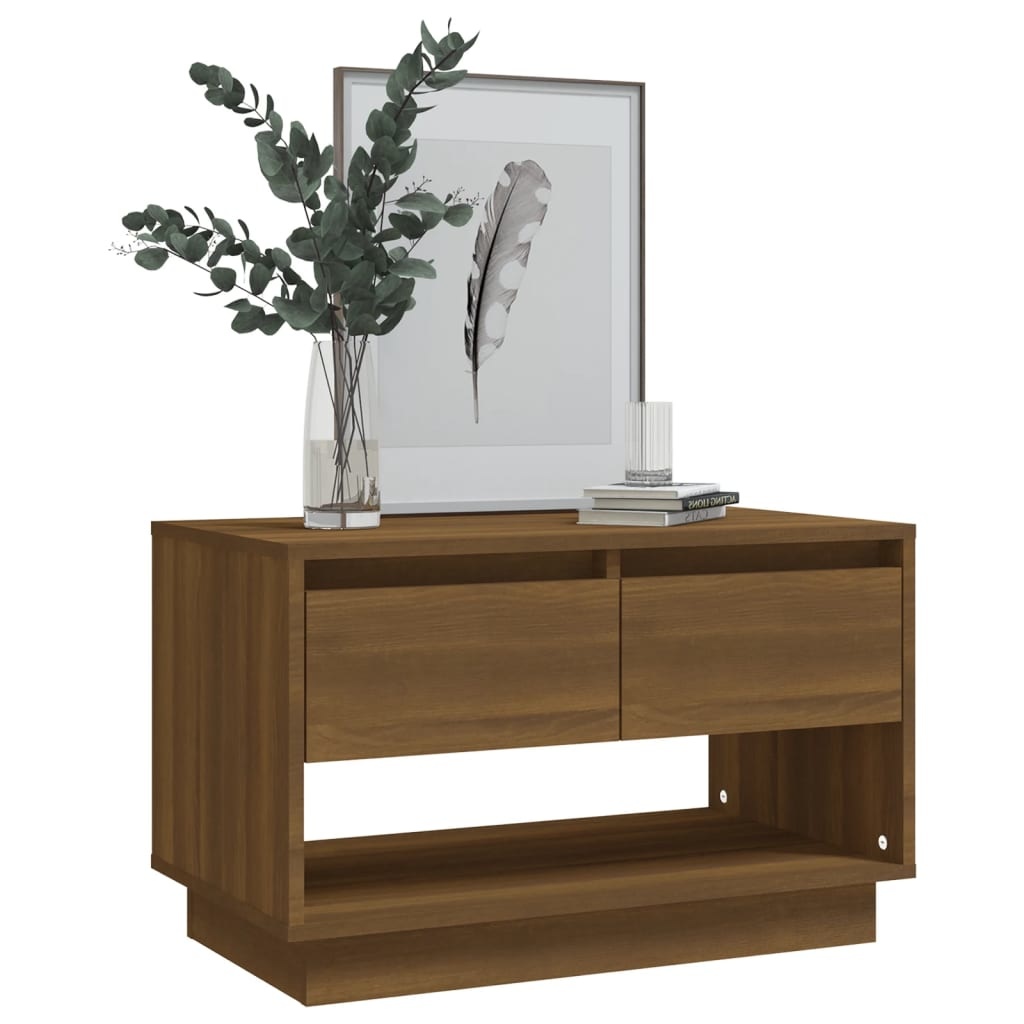 VidaXL Tv-meubel 70x41x44 cm spaanplaat bruineikenkleurig