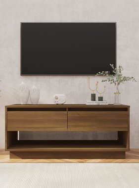 VidaXL Tv-meubel 102x41x44 cm spaanplaat bruineikenkleurig