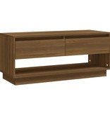 VidaXL Tv-meubel 102x41x44 cm spaanplaat bruineikenkleurig