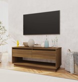 VidaXL Tv-meubel 102x41x44 cm spaanplaat bruineikenkleurig