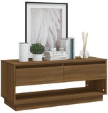 VidaXL Tv-meubel 102x41x44 cm spaanplaat bruineikenkleurig