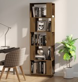 vidaXL Boekenkast/kamerscherm 51x25x163,5 cm grenenhout honingbruin