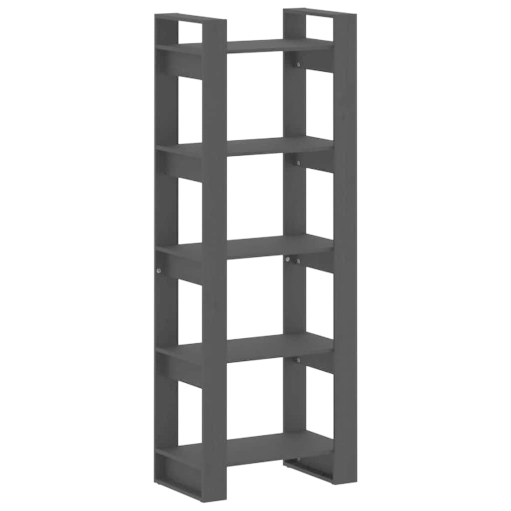 VidaXL Boekenkast/kamerscherm 60x35x160 cm massief hout zwart