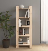 vidaXL Boekenkast/kamerscherm 60x35x160 cm massief grenenhout