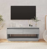 VidaXL Tv-meubel 102x41x44 cm spaanplaat grijs sonoma eikenkleurig