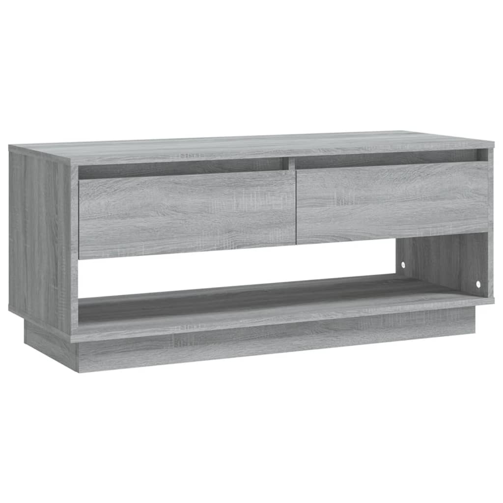 VidaXL Tv-meubel 102x41x44 cm spaanplaat grijs sonoma eikenkleurig