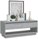 VidaXL Tv-meubel 102x41x44 cm spaanplaat grijs sonoma eikenkleurig