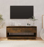 VidaXL Tv-meubel 102x41x44 cm spaanplaat gerookt eikenkleurig