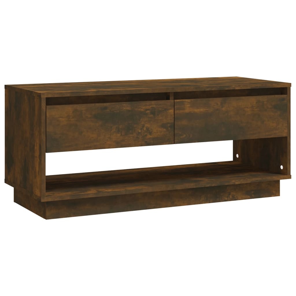 VidaXL Tv-meubel 102x41x44 cm spaanplaat gerookt eikenkleurig
