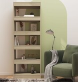 vidaXL Boekenkast/kamerscherm 60x30x166 cm spaanplaat sonoma eiken