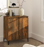 VidaXL Dressoir 60x35x70 cm bewerkt hout gerookt eikenkleurig