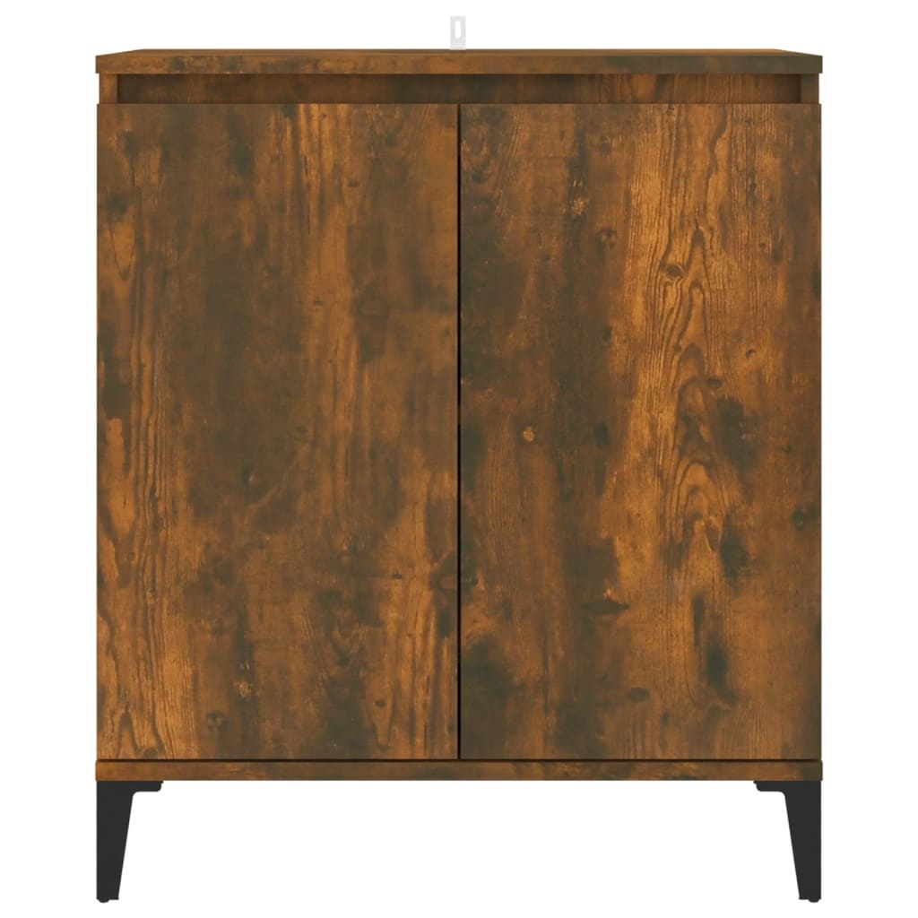 VidaXL Dressoir 60x35x70 cm bewerkt hout gerookt eikenkleurig