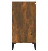 VidaXL Dressoir 60x35x70 cm bewerkt hout gerookt eikenkleurig