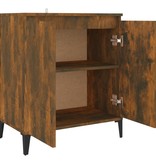 VidaXL Dressoir 60x35x70 cm bewerkt hout gerookt eikenkleurig