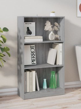 vidaXL Boekenkast 60x24x109 cm bewerkt hout grijs sonoma eikenkleurig